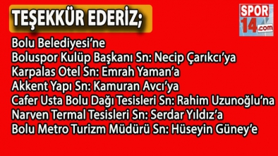 SİZDE DESTEK VERİN, SİZE DE TEŞEKKÜR EDELİM...