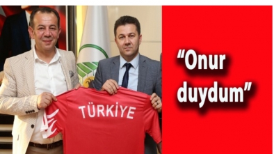 SUAT BAŞKANDAN TANJU BAŞKANA TEŞEKKÜR