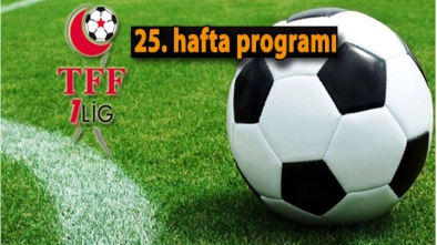 TFF 1. LİGDE 25. HAFTA HEYECANI BAŞLIYOR