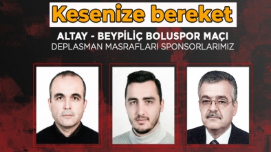 ALTAY MAÇININ SPONSORLARI BELLİ OLDU