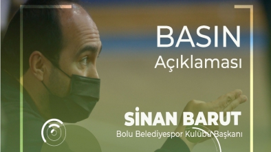 BAŞKAN BARUT’TAN PLAY-OFF AÇIKLAMASI