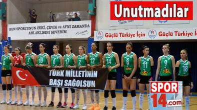 BOLU BELEDİYESPOR ŞEHİTLERİMİZİ UNUTMADI