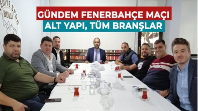 BOLU BELEDİYESPOR YÖNETİMİNDEN HAFTALIK TOPLANTI