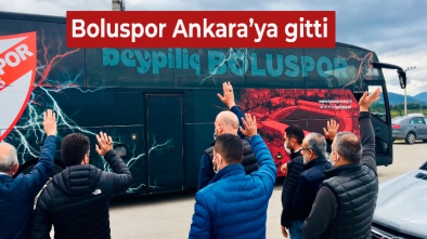 BOLUSPOR'U YÖNETİCİLER VE KULÜP ÇALIŞANLARI UĞURLADI