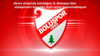 BOLUSPOR'DA AYRILIK...