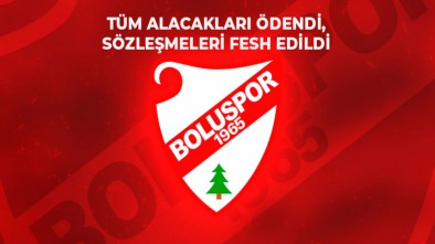 BOLUSPOR'DAN SON DAKİKA BİLGİLENDİRMESİ