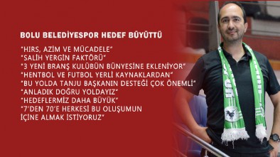 BOLU BELEDİYESPOR HEDEF BÜYÜTTÜ