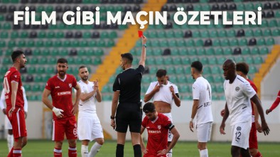 MANİSA'DA 4 GOL, 1 KIRMIZI KART, KAÇAN PENALTI