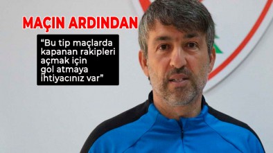 ERGİNER "İNŞALLAH BU 2 PUANI TELAFİ EDECEĞİZ"