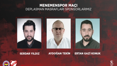 MENEMEN MAÇININ SPONSORLARI BELLİ OLDU