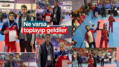 KİCK-BOKS'TA TAKIMLARIMIZ ORDU'DAN 8 MADALYE İLE GELDİ