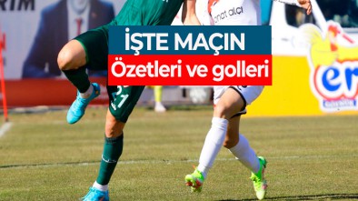 İŞTE MAÇIN ÖZETLERİ VE GOLLERİ