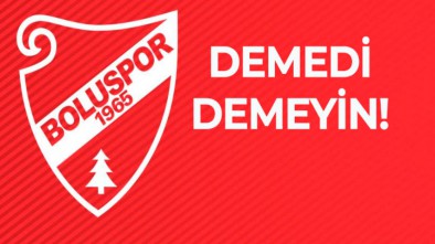 BOLUSPOR UYARDI. HEM İNGİLİZCE HEM DE TÜRKÇE