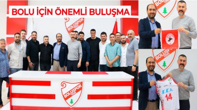 BOLU BELEDİYESPOR'DAN BOLUSPOR'A HAYIRLI OLSUN ZİYARETİ