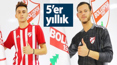 BOLUSPOR'DAN İKİ İMZA BİRDEN