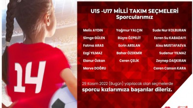 BOLUSPORUN FUTBOLCU KIZLARI MİLLİ TAKIM SEÇMELERİNE KATILIYOR