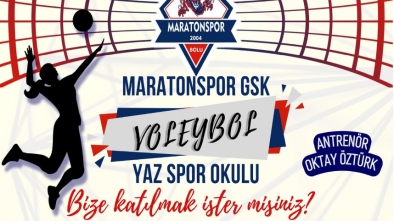 MARATONSPOR VOLEYBOLCU ADAYLARINI BEKLİYOR