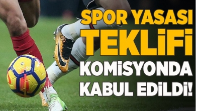 SON DAKİKA.. SPOR YASASI TEKLİFİ KABUL EDİLDİ