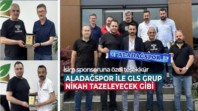 ALADAĞSPOR'DAN GLS GRUP'A TEŞEKKÜR ZİYARETİ