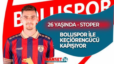 BOLUSPOR ALTINORDU'LU STOPER İLE TEMASTA