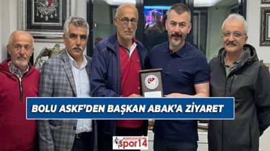 BOLUSPOR'A İKİNCİ ZİYARET BOLU ASKF'DEN