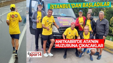 CUMHURİYET İÇİN KOŞAN FENERBAHÇELİLER BOLU'YA ULAŞTILAR