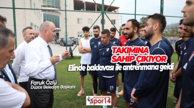 DÜZCE BELEDİYE BAŞKANINDAN DÜZCESPOR'A TAM DESTEK