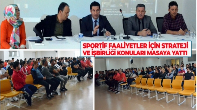 GENÇLİK VE SPOR İL MÜDÜRLÜĞÜ TOPYEKÜN TOPLANDI