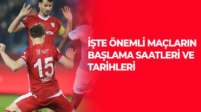 SPOR TOTO 1. LİGDE 10 HAFTALIK PROGRAM AÇIKLANDI