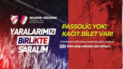 BOLUSPOR DÜZCESPOR MAÇININ DETAYLARI BELLİ OLDU