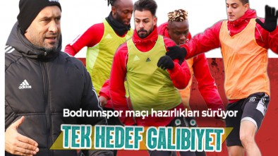 BOLUSPOR'DA BODRUMSPOR MAÇI HAZIRLIKLARI SÜRÜYOR