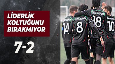 GEREDESPOR FARKLI KAZANDI (7-2)