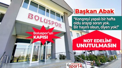 BİR "HAYIRLI OLSUN" ZİYARETİ BİLE YOK!