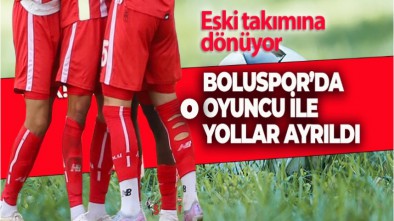 BOLUSPOR O OYUNCU İLE SÖZLEŞMESİNİ FESİH ETTİ