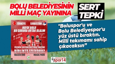 KIRMIZI BEYAZLILARDAN BAŞKAN ÖZCAN VE BOLU BELEDİYESİNE SERT TEPKİ