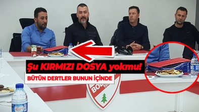 KIRMIZI DOSYADAN KURTULMAYA ÇALIŞIYORLAR