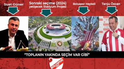 "STADYUM VAADİ YERİNE HEYKEL YAPMAK"