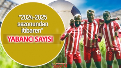 1. LİGDE YABANCI SAYISI DÜŞÜYOR. TFF AÇIKLADI