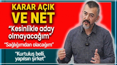 ABAK NOKTAYI KOYDU "BIRAKIYORUM, ADAY OLMAYACAĞIM"