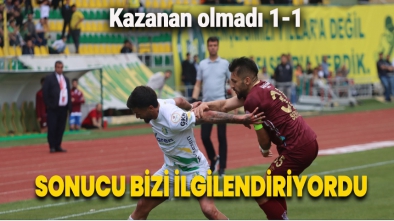 BİZİ İLGİLENDİREN MAÇTA KAZANAN YOK!