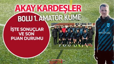 BOLU AMATÖR KÜMEDE HAFTANIN SONUÇLARI