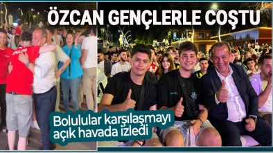 BOLU'DA MİLLİ MAÇ HEYECANI VE GALİBİYET COŞKUSU YAŞANDI