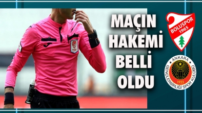 GENÇLERBİRLİĞİ MAÇININ HAKEMİ BELLİ OLDU