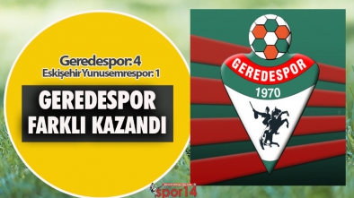 GEREDESPOR ESKİŞEHİR'İ ÇOK SEVİYOR!