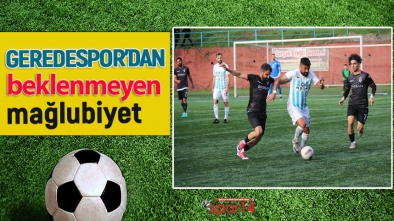 GEREDESPOR KARADENİZ'DE EREĞLİ BELEDİYESPOR'A TAKILDI