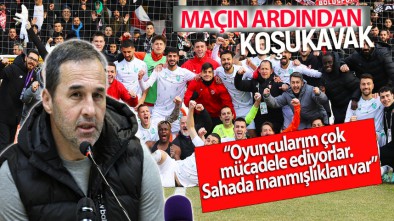 YALÇIN HOCA 2-1'LİK GALİBİYETİ DEĞERLENDİRDİ