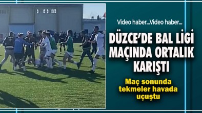 BAL LİGİ MAÇI BOKS RİNGİNE DÖNÜŞTÜ