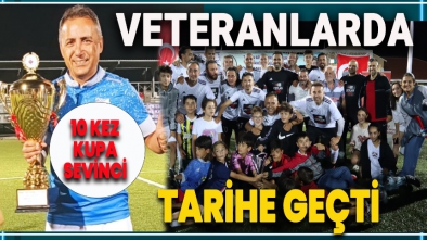 ŞAMPİYON VETERAN 10. KEZ KUPA KALDIRDI