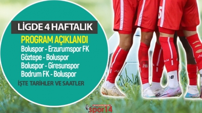 TRENDYOL 1. LİGDE 4 HAFTALIK PROGRAM BELLİ OLDU