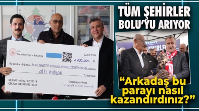 TÜM TÜRKİYE'DE "BOLU'DA SPORA YAPILAN" BU DESTEK KONUŞULUYOR